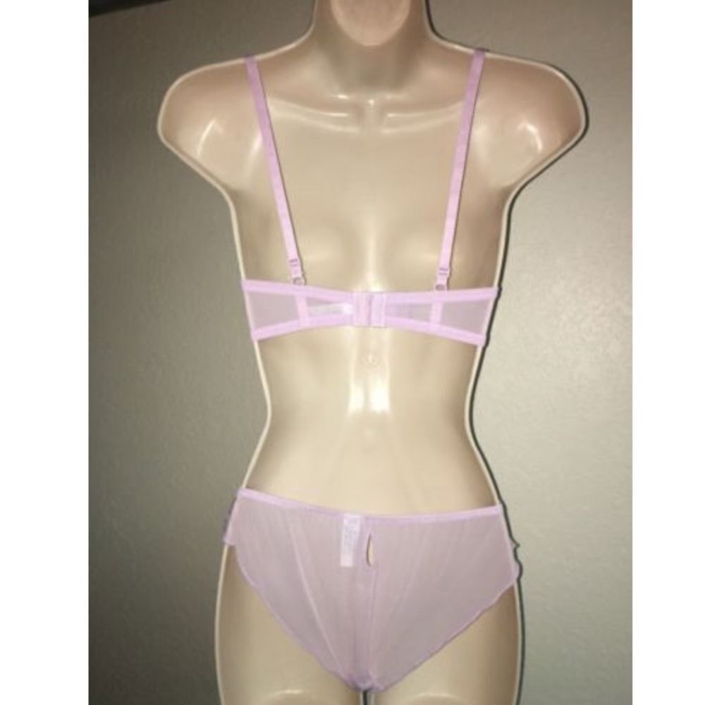Affinitas 2pc Set Bra Panty Lavender Mist NWT - Picture 6 of 6